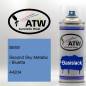 Preview: BMW, Second Sky Metallic / Bluetta, 44204: 400ml Sprühdose, von ATW Autoteile West.